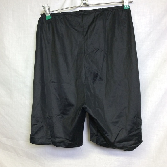 Vintage Black Lingerie Slip-Shorts - Picture 2 of 7